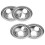 Reflective Stainless Steel Stove Drip Pans 4 Pack 1