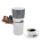 Coffee Maker Drip Compact for K-Cups Gray White 5