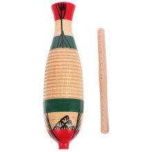 Wooden Guiro Percussion Instrument Set for Beginners with