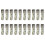 20 Pcs 1000 VDC Fuse Solar PV Explosion-Proof Fuse Silver - 20A 1