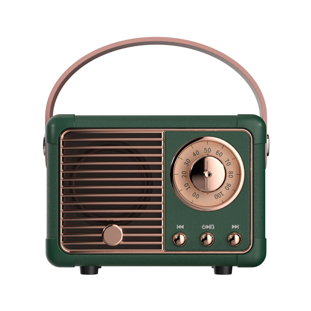 Retro Bluetooth Radio With Built-In Speaker 2Ch 9314556995613