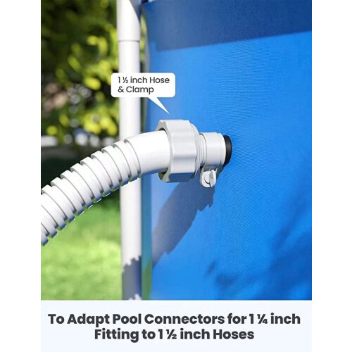 Pool Hose Adapter Type B 1.25 to 1.5 Inch (1 Pack) 2