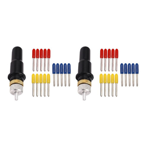 Cutting Blade Holder with 15-Piece 30/45/60 Blades