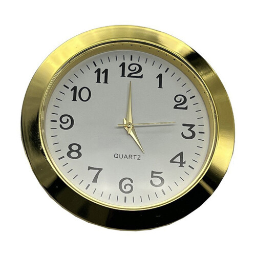 Mini quartz clock insert round 36mm and 55mm