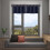 Navy thermal insulated valance curtains 29x14 in 1 panel 2