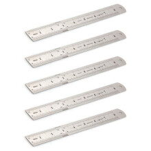 Stainless Steel Ruler Vintage Style 20 cm