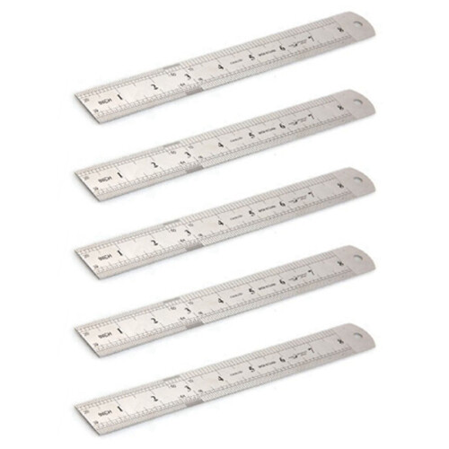 Stainless Steel Ruler Vintage Style 20 cm