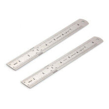 Stainless Steel Ruler Vintage Style 20 cm