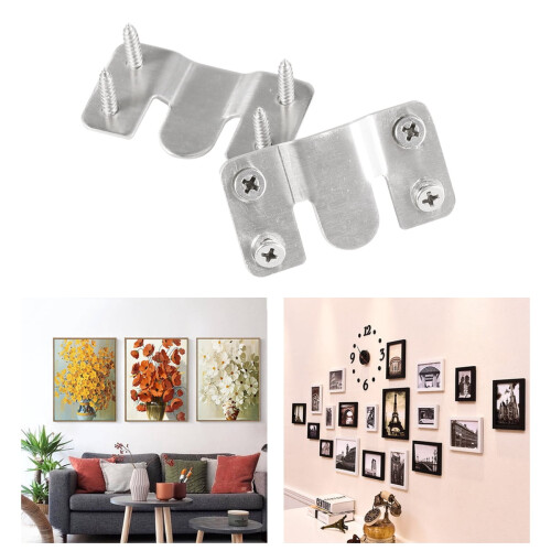 Picture Hooks Interlocking Frame Mounting Set 2 PCS 1
