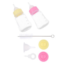 Qnmwood pet nursing bottle set for kittens and small