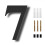 HONGDI modern floating house numbers black 8 inch 1