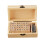 Vintage wooden rubber stamp set 36 pieces 1