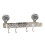 Glacier Pattern Suction Cup Shelf Rectangular 1 Pack 1