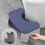 Toilet Stool Squatting Aid Blue 1-Piece Detachable 1