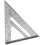 Square Layout Tool Aluminum 12-inch Triangle Ruler 1