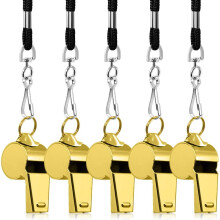 Stainless Steel Emergency Whistle Set 5 pcs