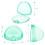 Pacifier holder case plastic transparent 4 pack 2
