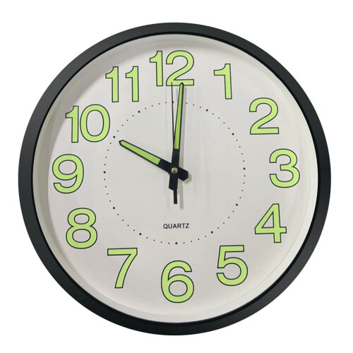 Luminous Wall Clock Silent Night Light 30cm
