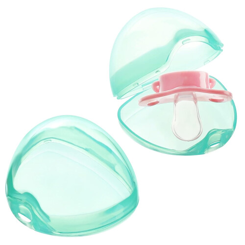 Pacifier holder case plastic transparent 4 pack 2