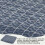 Patchwork Chair Cushion Blue Chevron 16.9"x16.9" 7