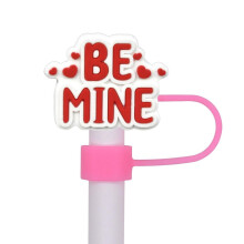 Valentine's Day dustproof straw cap PVC soft cover