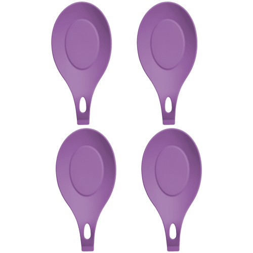 Silicone Spoon Rest for Kitchen Counter Pack of 4