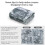 Abstract Grey Runner Rug for Hallway 2' x 6' Machine 7