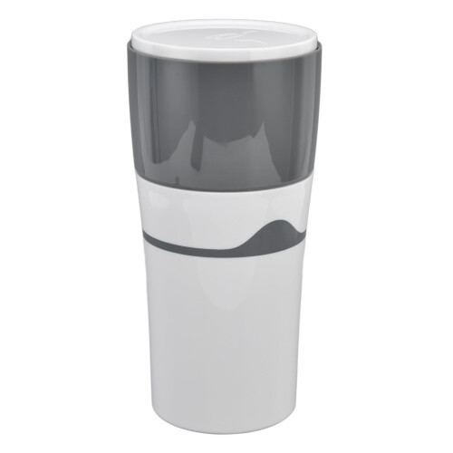 Coffee Maker Drip Compact for K-Cups Gray White 1