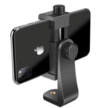 Universell telefonstativadapter med standard skruehode, kompatibel med stativ, selfiestang, monopod, Samsung, Huawei, etc.