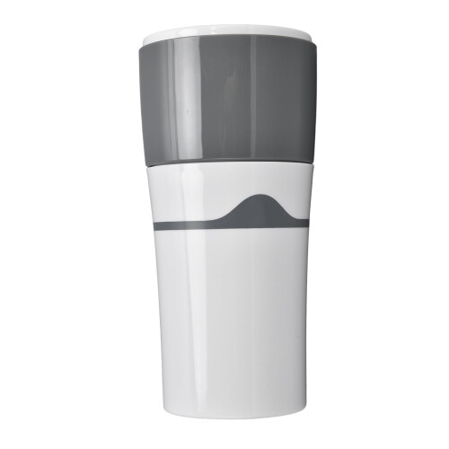 Coffee Maker Drip Compact for K-Cups Gray White 2