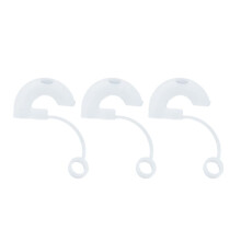 Silicone Straw Caps for Stanley 3pcs Transparent