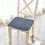 Patchwork Chair Cushion Blue Chevron 16.9"x16.9" 4
