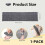 Peeling-Duschhandtuch – KJEHOME – Doppelseitig – Schwarz – Extra lang – Wiederverwendbar 2