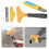Portable glass floor tile scraper with 10 blades 2