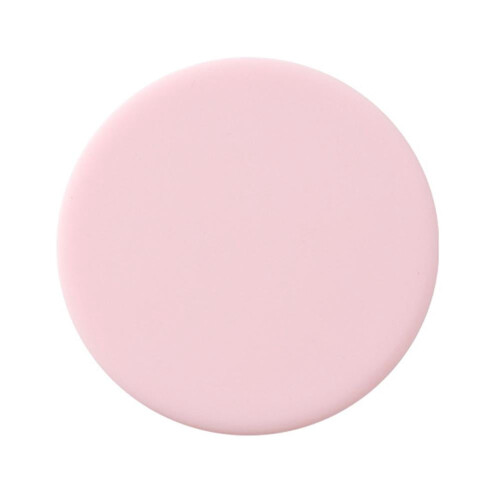 Pink Silicone Tea Coaster 11cm Heat-Resistant Dustproof