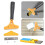 Portable glass floor tile scraper with 10 blades 5