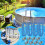 Pool Filter Pump Hoses 1.25 x 39 Inch 4 Pack Blue 1