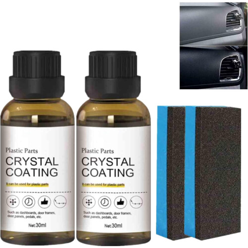 Crystal Coating for Car Plastic Parts 3 pcs 1