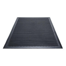 Guardian brush tip scraper mat black 18 x 28 in