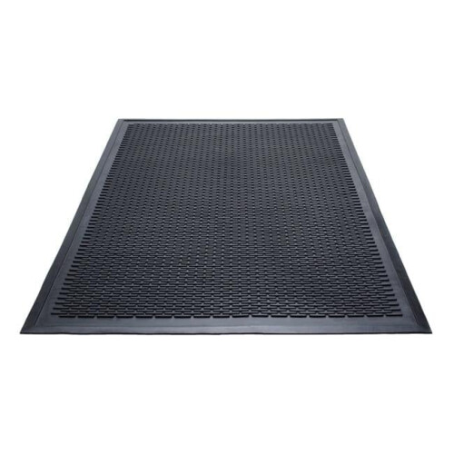 Guardian brush tip scraper mat black 18 x 28 in