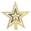 Christmas Star Tree Topper Gold 4 Pack 3.85 Inch 1