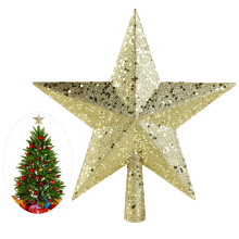 Christmas Tree Topper Star Glitter 4.5 Inch