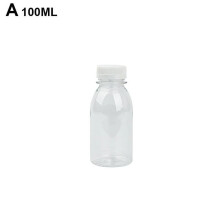 Plastic Milk Bottle Transparent 100ml 11.6x3x4cm