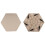 Hexagonal Beige Stepping Stone Outdoor Garden 1pc 1