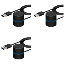 3X USB Computer Volume Adjustment Knob Multimedia Computer Volume Controller Notebook Desktop Sound Control