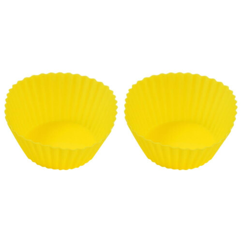 Silicone Cake Molds Yellow Round 7g
