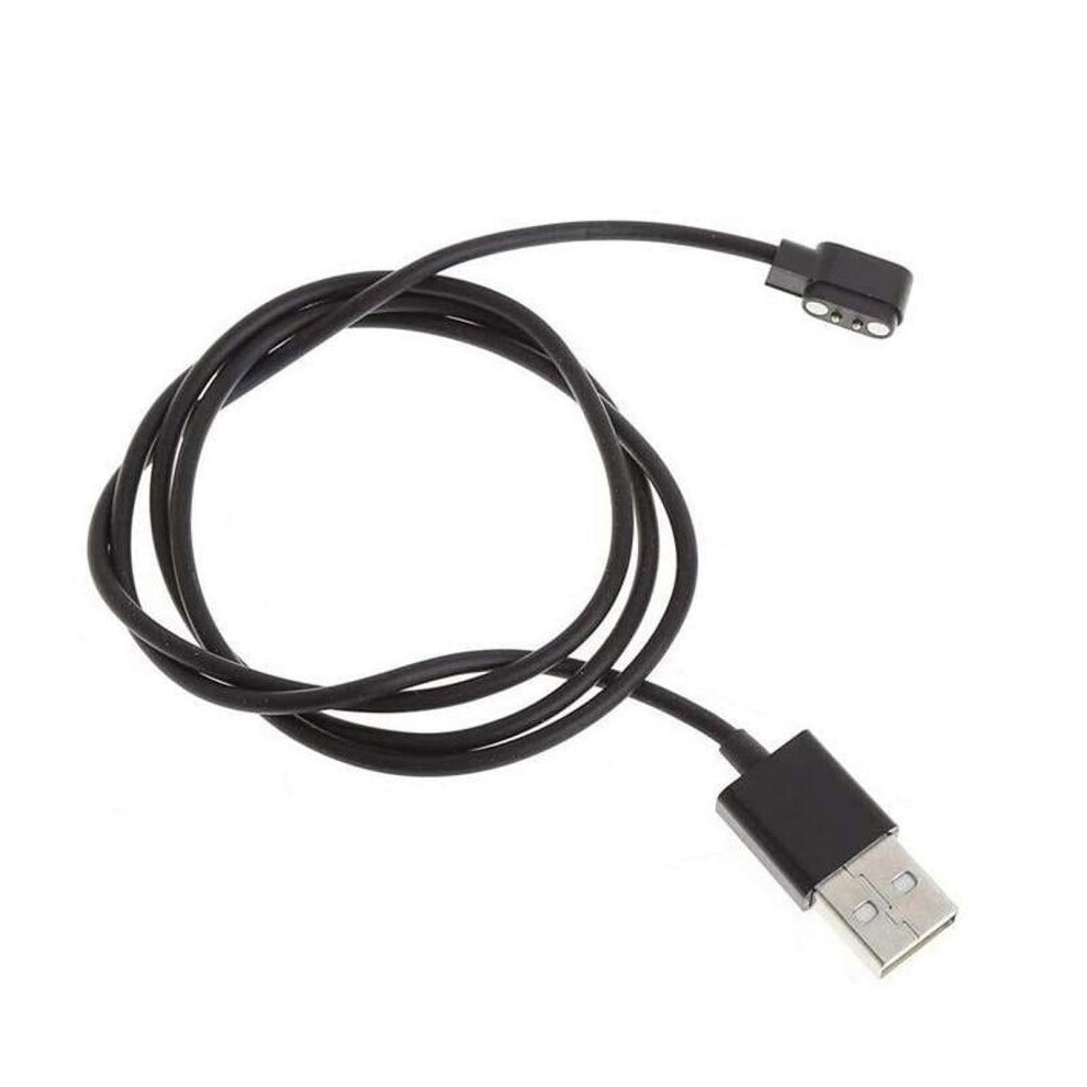 Smart Bracelet Watch Magnetic Charging Cable 2-Pin Black 9314556503160