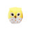 Owl-shaped plastic pencil sharpener 1 piece 1