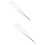 Stainless Steel Kitchen Tweezers 2 Pieces 1
