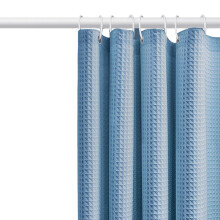 Fabric shower curtain elegant waterproof 72x72 inches